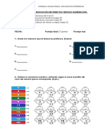 GUÍA EVALUADA EDUCACIÓN MATEMÁTICA Numeración Hasta 20