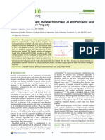 Full Biobased Polymeric Material From Plant Oil and Poly(Lactic Acid) With a Shape Memory Property