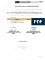 Acta de Entrega y Recepcion Satelital