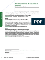 Albarracin_Importancia Definicion y Conflictos de La Autoria_Rev Bioetica_2020