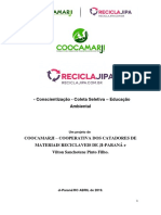 Projeto Coocarmaji Recicla Jipa 2019