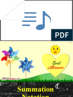 Summation Notation or Sigma Notation
