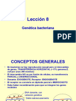 Lección 8 Genetica Bacteriana