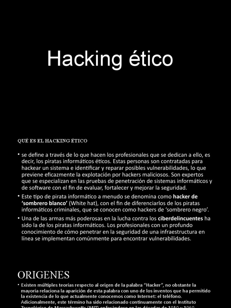Hacking ético Tres Pdf Cibercrimen Ingeniería Informática