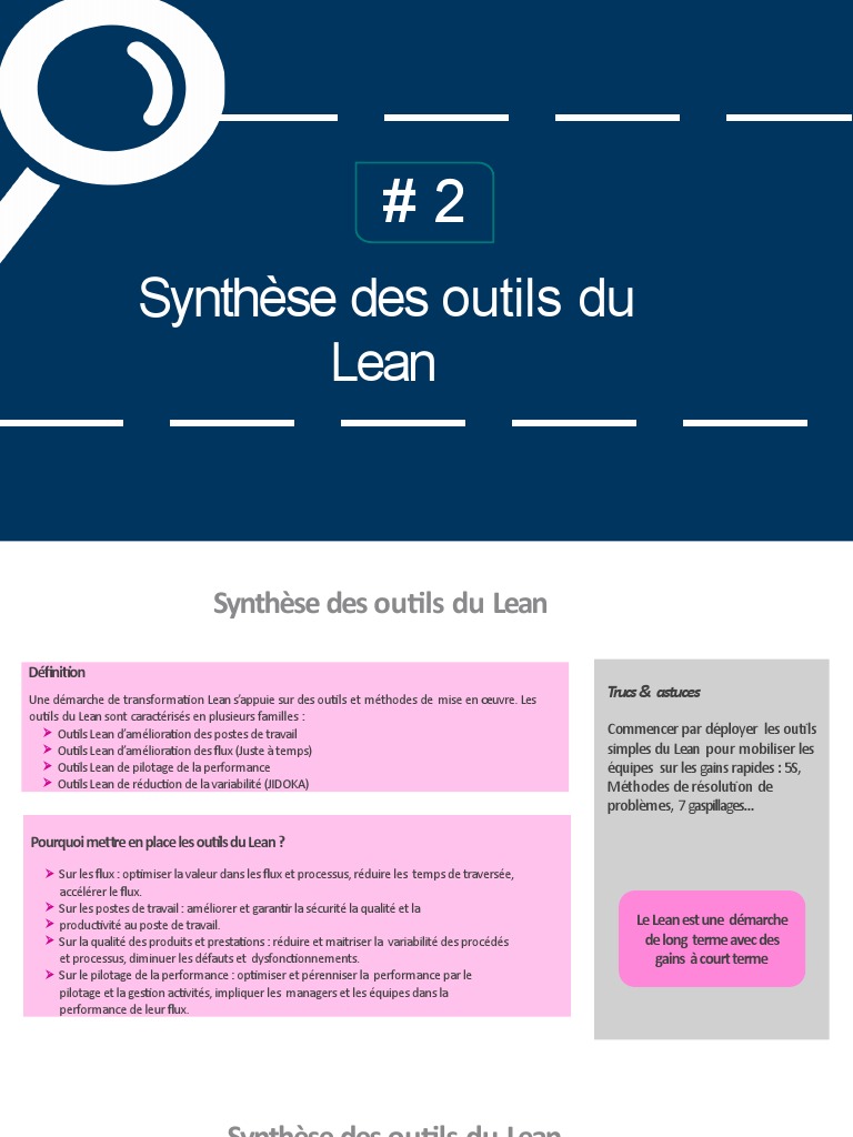 Outils Du Lean | PDF | Lean (production) | Six Sigma