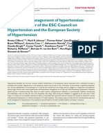 Peripartum Management of Hypertension: A Position Paper of The ESC Council On Hypertension and The European Society of Hypertension