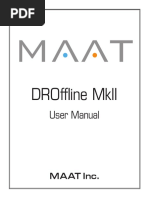 MAAT DROffline MkII User Manual