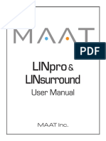 MAAT LINpro/LINSurround User Manual