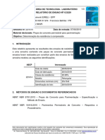 Paver Permeavel - Relat de Ensaio - Determinação Da Resist A Compressão