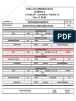 Registro de Aplicação de Medicamentos Injetáveis