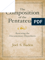 (The Anchor Yale Bible Reference Library) Joel S. Baden. - The Composition of The Pentateuch - Renewing The Documentary Hypothesis (2012, Yale University Press)