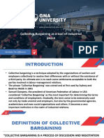 Collective Bargaining As A Tool of Industrial Peace: WWW - Gnauniversity.edu - in