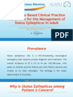 A K N H: Evidence Based Clinical Practice Guidelines For The Management of Status Epilepticus in Adult