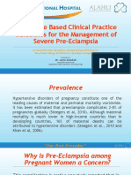 A K N H: Evidence Based Clinical Practice Guidelines For The Management of Severe Pre-Eclampsia