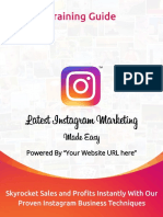 Instagram Marketing - Training Guide