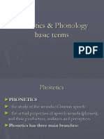 Phonetics & Phonology basics