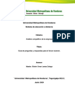 Guia de Analisis Competitivo de La Empresa 3er Parcial