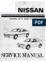 Nissan B13 and N14 Official Factory Workshop Manual Vol 2 - Technical Databook Manuel for 100NX NX1600 NX2000 Sunny Sentra GA16DE SR20DE SR20DET