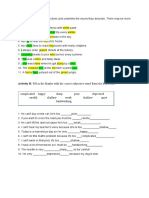 Circle Adjectives and Nouns Activity