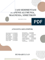 Evaluasi Sedimentasi Suspensi Alumunia, Magnesia, Simetikon: Kelompok 3 Ffa 1