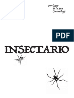INSECTARIO - Óscar de La Seca