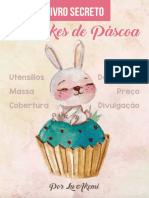 Livro Secreto Cupcakes de Pascoa Lu Akemi
