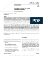 The Patterns of Curriculum Change Processes That e