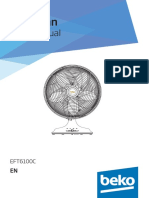 Table Fan: User Manual