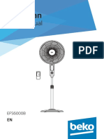 Stand Fan: User Manual