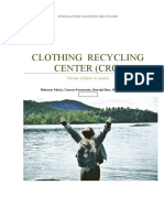 Clothing Recycling Center (CRC) : Never Refuse To Reuse