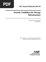 Security Guidelines For Storage Infrastructure: NIST Special Publication 800-209