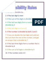 001 Maths Concepts Class Notes DivisibilityRules