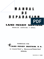 Manual de Taller Land Rover Santana Gasolina y Diesel