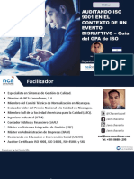 PPT - Webinar Auditando ISO 9001 en El Contexto de Un Evento Disruptivo - NCA