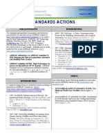 Standards Actions: Interim Meetings Publication Notice