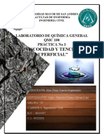 LQMC PRÁCTICA 5 VISCOCIDAD Y TENCIÓN SUPERFICIAL Univ. Tancara Flores Oliver Luis