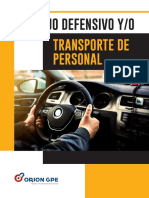 Guía Manejo Defensivo y o Transporte de Personal