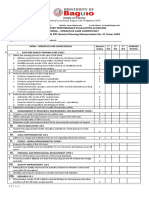 Intra-Op Care Competency Evaluation