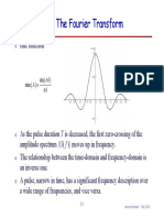 Chapter 2.2 The Fourier Transform Chapter 2.2 The Fourier Transform