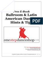 Ballroom & Latin American Dancing Hints & Tips: Free E-Book