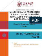 Derecho a la protección judicial y a las garanticias judiciales - Renato Sotelo