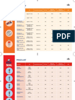 Feviseal Price List - 2910