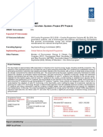 Final Review Report for PV Project