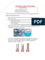 Chapter 5 Water - Solution