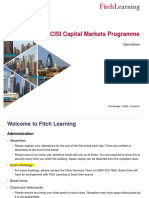 CISI Capital Markets Programme: Derivatives