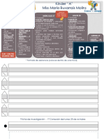 Kínder A: Plan de actividades semanal