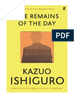 The Remains of The Day - Kazuo Ishiguro