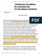 Nossa Escrevivência: DA GRAFIA-DESENHO DE MINHA MÃE UM DOS LUGARES DE NASCIMENTO DE MINHA ESCRITA