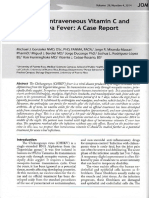 High Dose Intraveneous Vitamin C and Chikungunya Fever - A Case Report