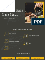 Chai Tea Bags Case Study: 0212/57 R K Divya Sri